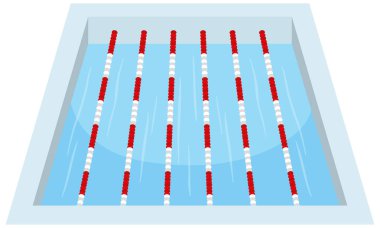 İzole edilmiş spor havuzuna daldırma yolları