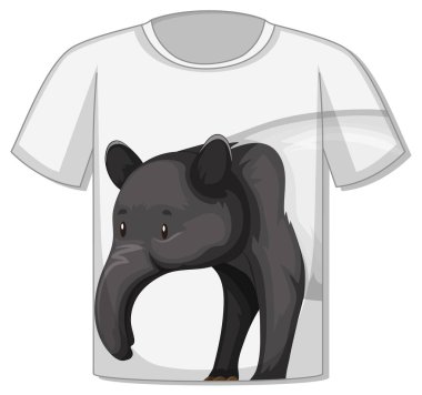 Karıncayiyen desenli tişört