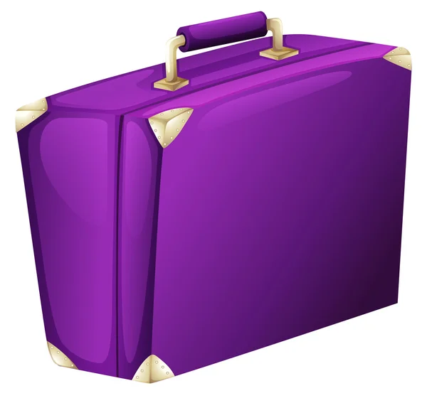 Eine lila Tasche — Stockvektor