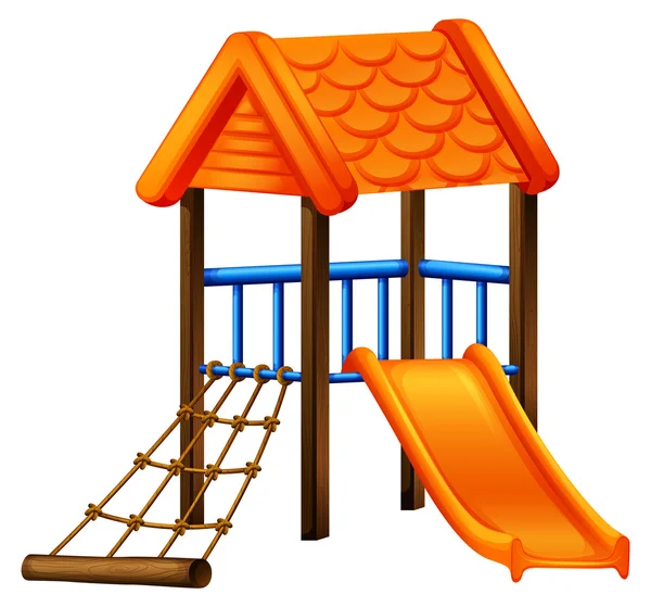 En lekplats i parken — Stock vektor