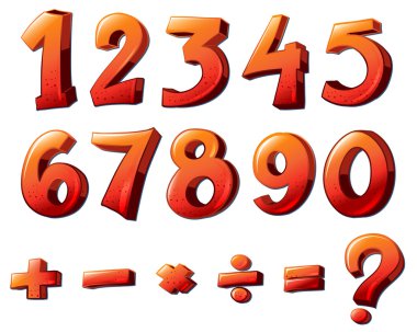 sayılar ve matematiksel semboller