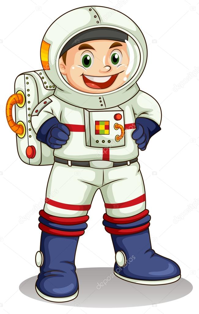 A happy astronaut