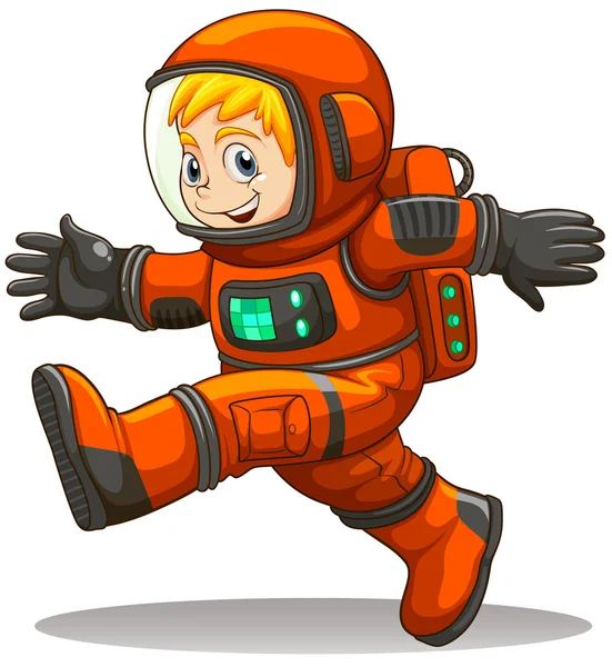 Egy űrhajós — Stock Vector