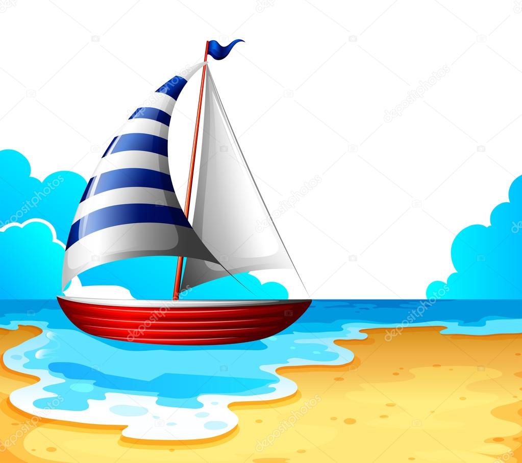 A boat at the beach