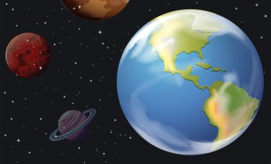 outerspace gezegen