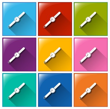 kutsal kişilerin resmi ile kol saatleri