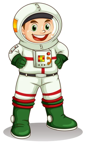 En glad astronaut — Stock vektor