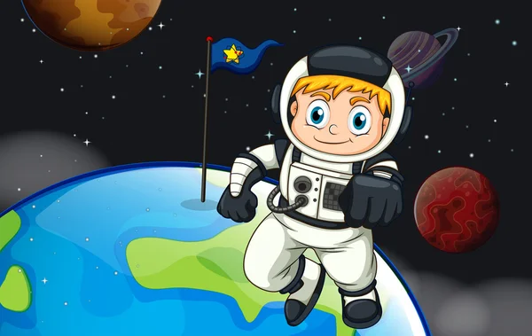 Astronaut — Stockvector