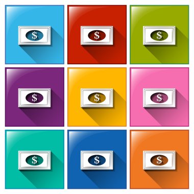 faturaları ile düğmeleri