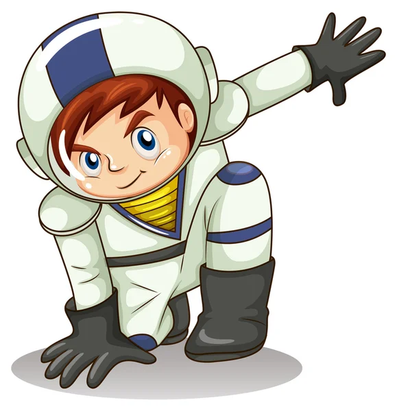 Ein junger Astronaut — Stockvektor