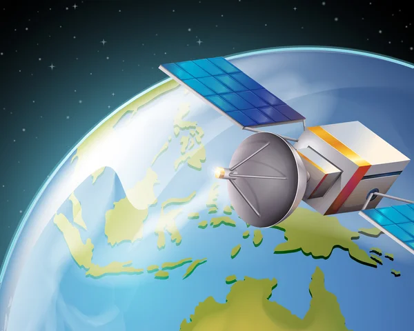 Un satelitte — Image vectorielle