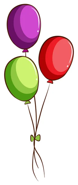Eine einfache Skizze der Ballons — Stockvektor