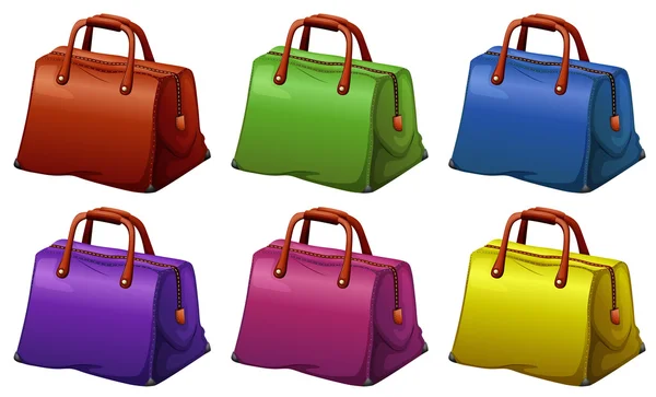Colourful handbags — Stock Vector