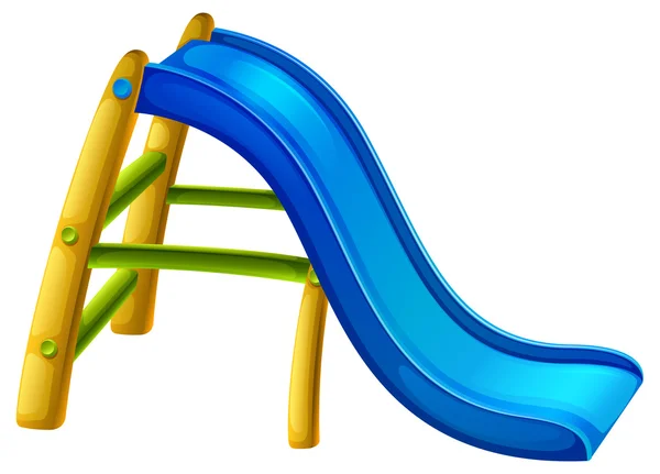 Um slide no parque infantil —  Vetores de Stock