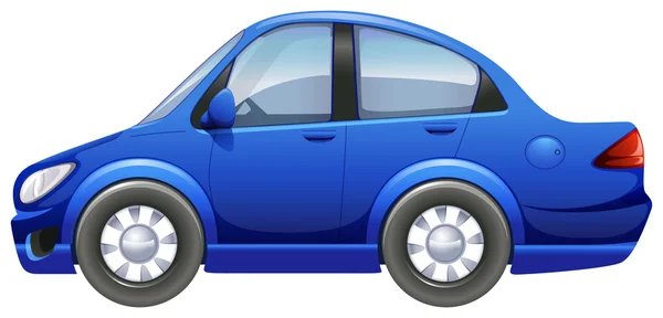 Un véhicule bleu — Image vectorielle