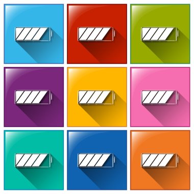 Pilleri şarj ile düğmeleri