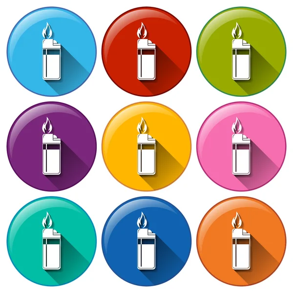 Lighter icons — Stock Vector