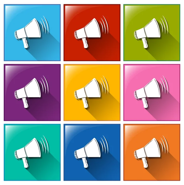 Kutsal kişilerin resmi ile mikrofon