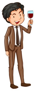 A simple man wearing a formal attire