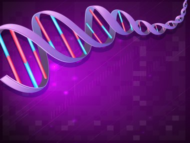 Bir Dna görüntüsünü