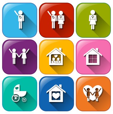 Aile planlaması düğmeleri