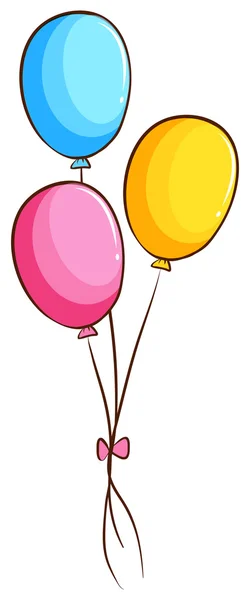 Un dessin coloré simple de ballons — Image vectorielle