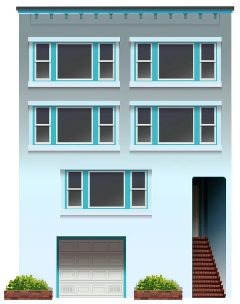 Een groot appartement — Stockvector