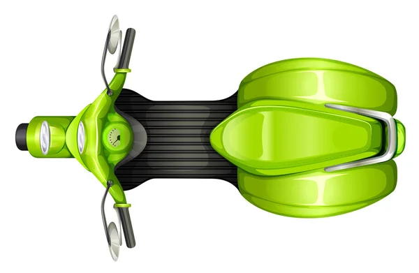 Um topview de uma scooter — Vetor de Stock