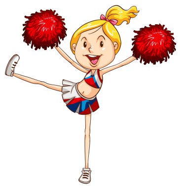 Enerjik bir cheerer