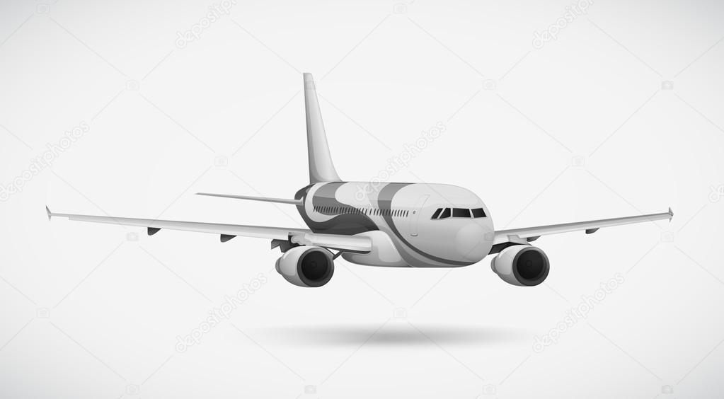 An international plane