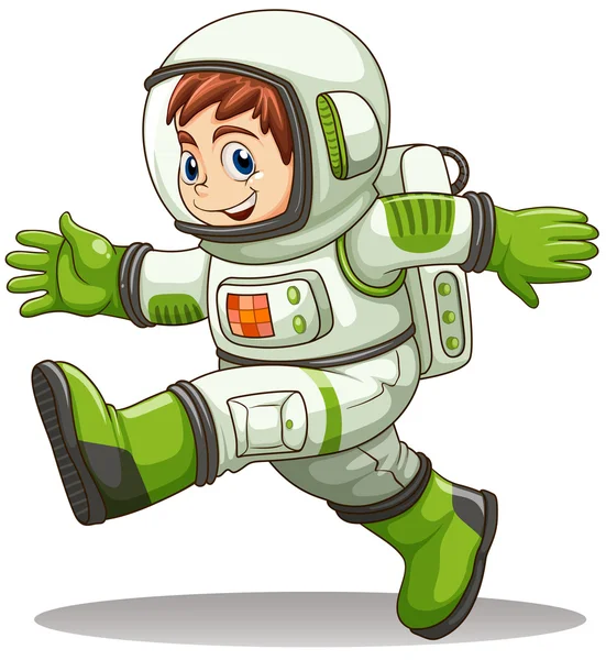 Ein Astronaut — Stockvektor
