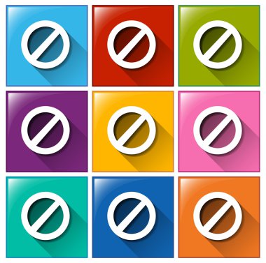 Simgeler kilitli işaretleri