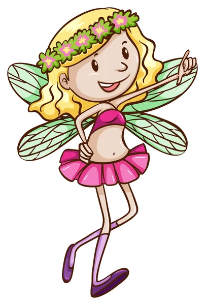 A cute fairy — Stock Vector