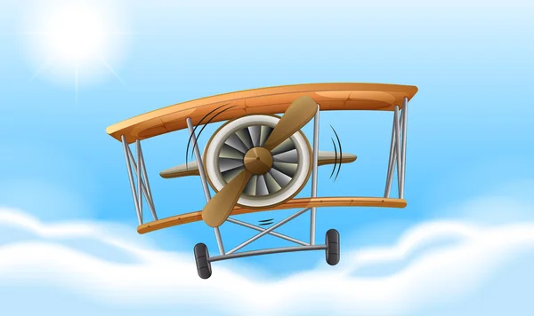 Een vintage propeller — Stockvector
