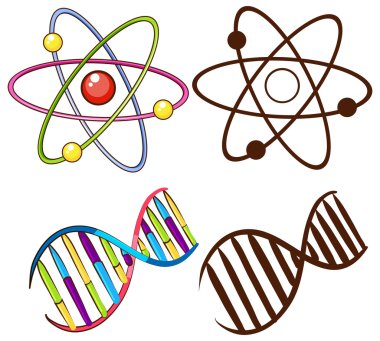 DNA structures clipart