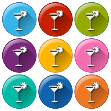 Kadehlerin düğmeleriyle