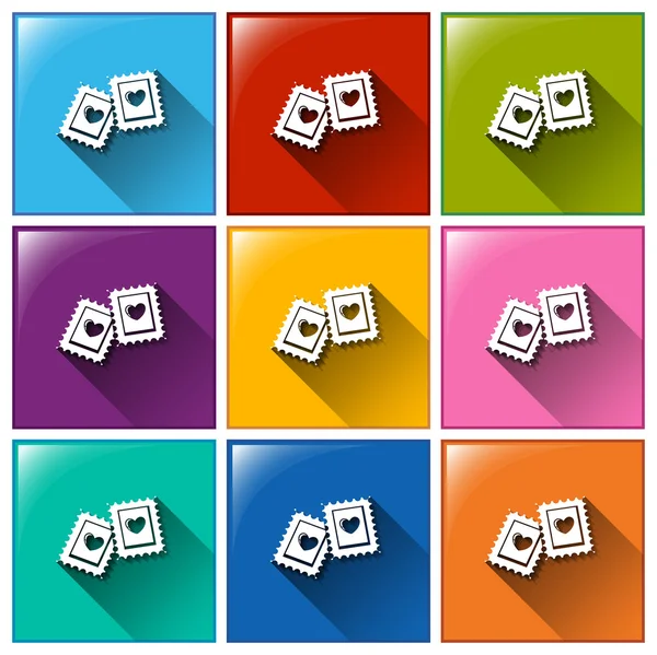 Stamps — Stock Vector