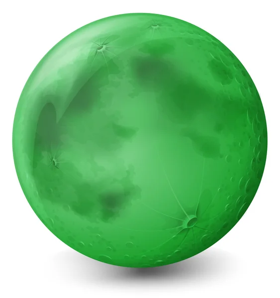 Ein grüner Planet — Stockvektor