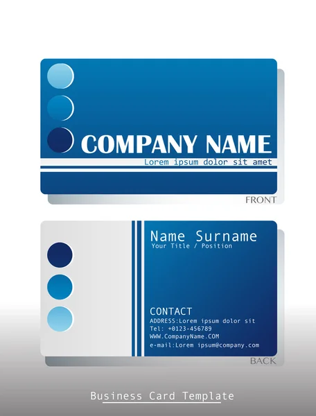 Business card — Stock Vector