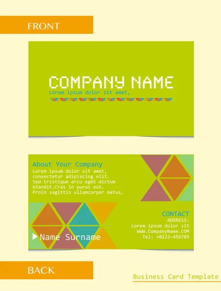 Business card — Stock Vector