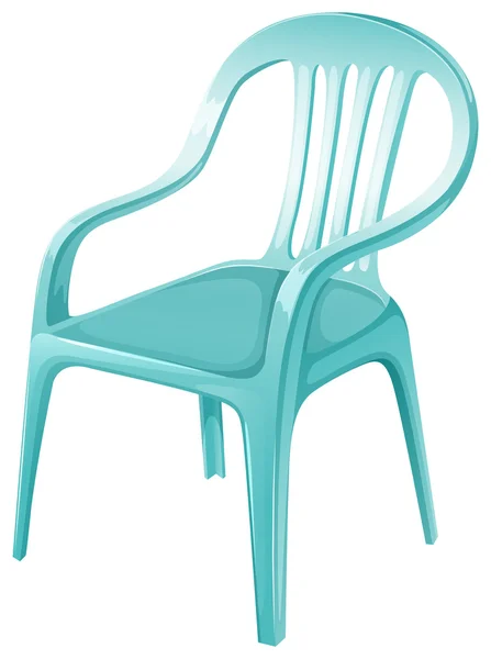 Un mobilier de chaise en plastique — Image vectorielle