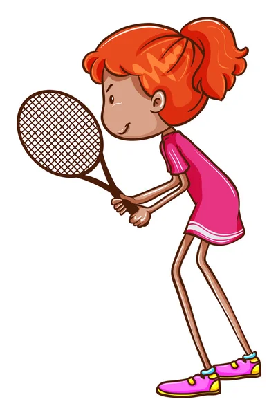 Tennisbaan — Stockvector