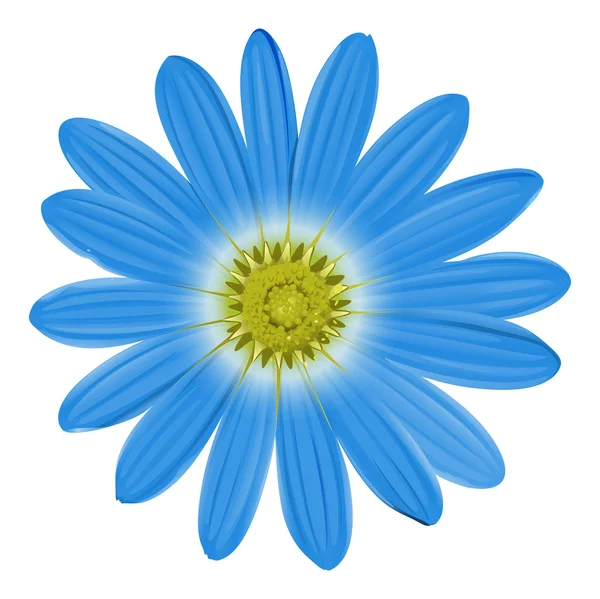 Une fleur bleue — Image vectorielle