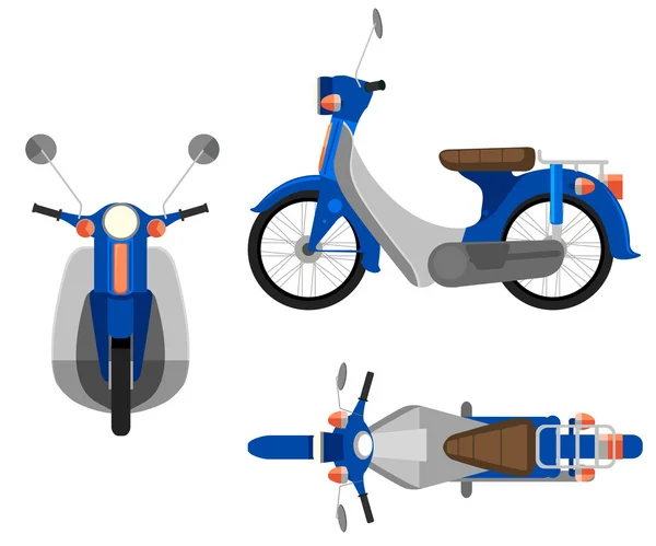 Une moto — Image vectorielle