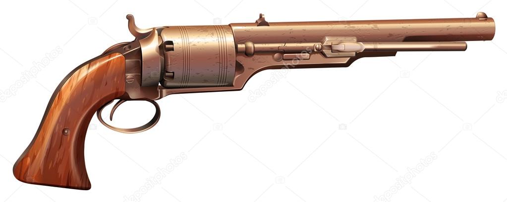 A vintage gun