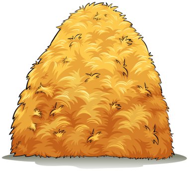 An image showing a haystack clipart