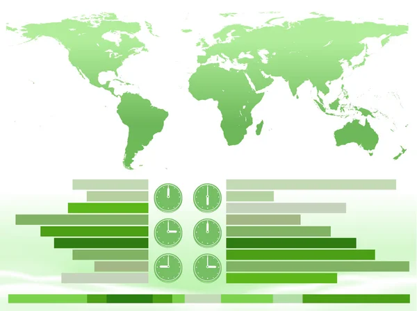 Un grafico informativo — Vettoriale Stock