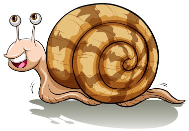 A slow snail clipart