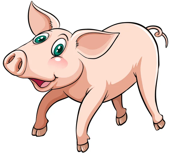 Un porc zburător — Vector de stoc