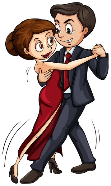 It takes two to tango — Stock Vector
